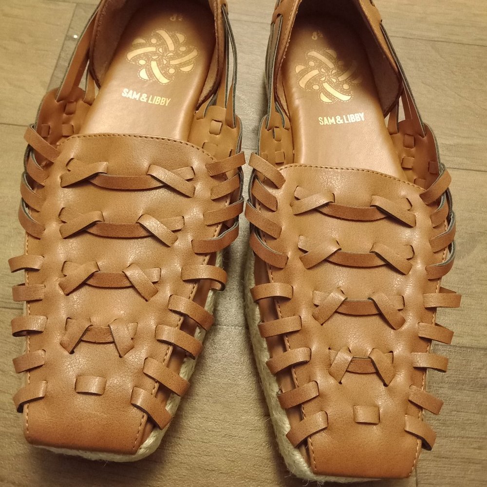 Espadrilles Vintage  Leather woven straps
